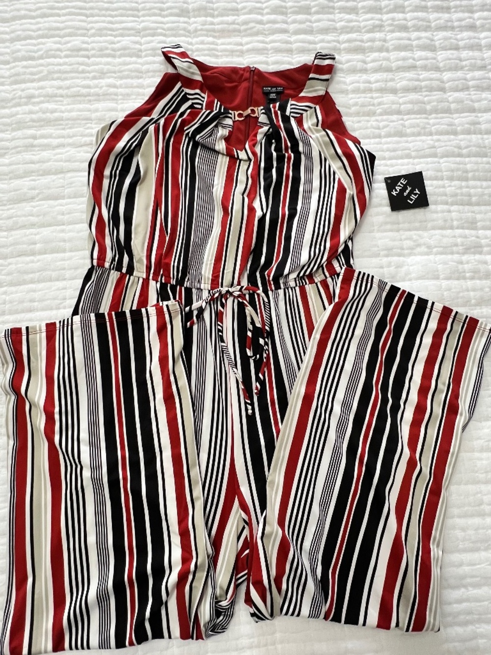 NEW - Women's Stripe Jumpsuit